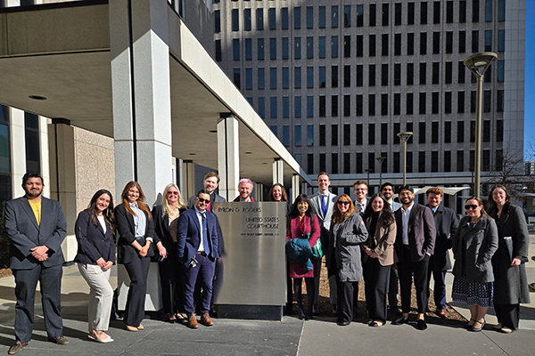 group photo in front of tax court