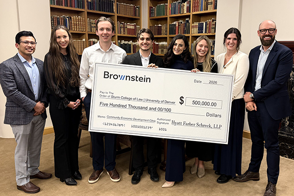 CEDC Group Photo with Brownstein Check