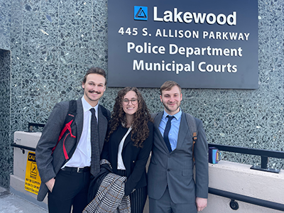 student attorneys at Lakewood Municipal Courts