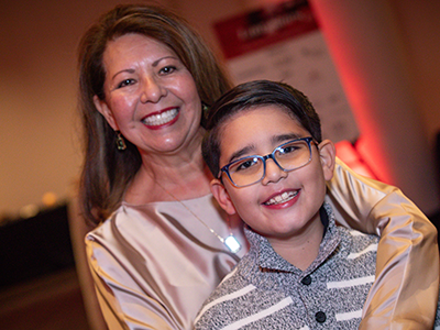 Dolores Atencio and grandson