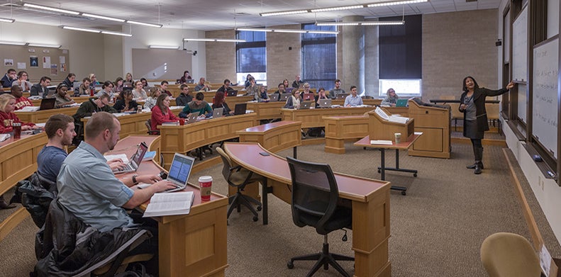 Denver Law professor teaching