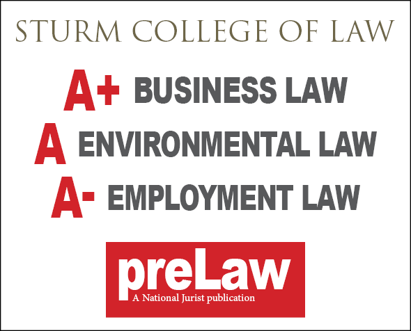 Sturm College of Law receives high marks from preLaw magazine