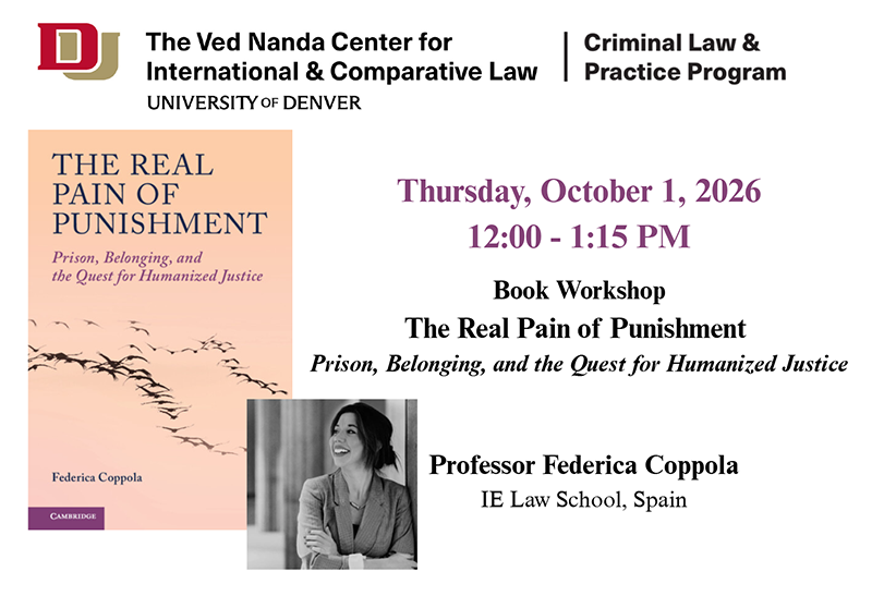 Book Workshop on "The Real Pain of Punishment"