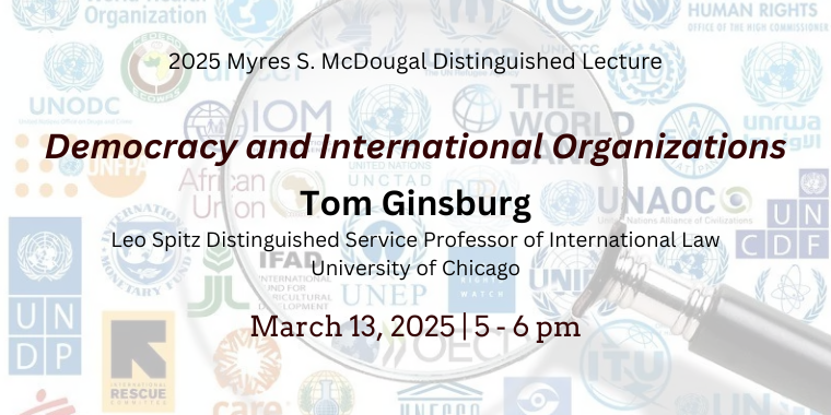 Info on McDougal 2025 lecture
