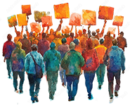 peaceful protestors