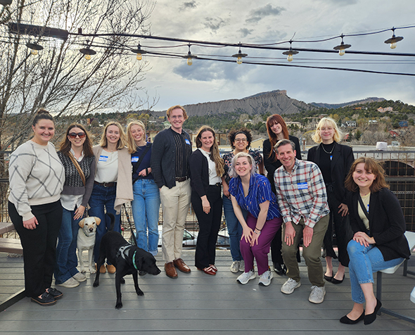 group photo of students in Durango, Colorado