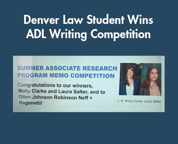 ADL Memo Competition winners