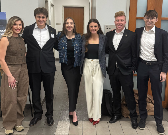 Group of six individuals in professional clothing