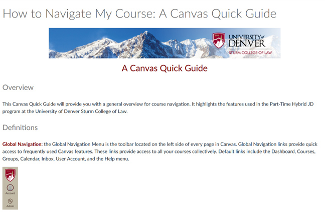 canvas quick guide