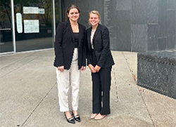 Jennifer Testa and Kyla Ramsey