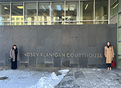 Nichole Adams and Catherine Charleston