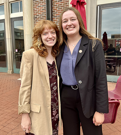 Makena Lambert and Baylie Williams