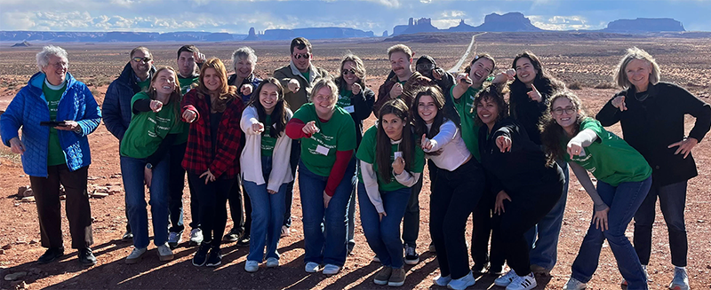 Tribal Wills Project group photo in desert