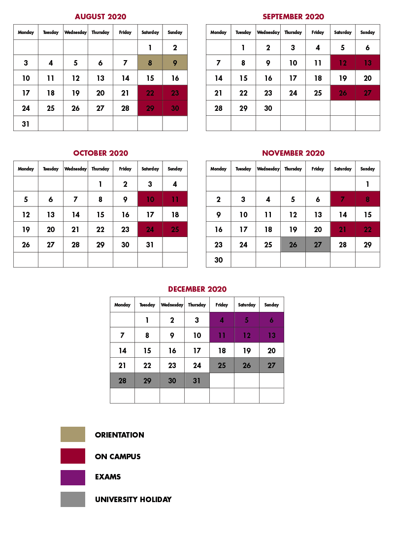 Cu Denver Academic Calendar Fall 2021 Printable March