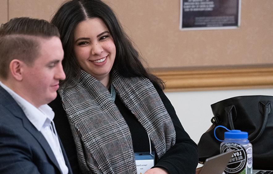 Denver Law students in classroom