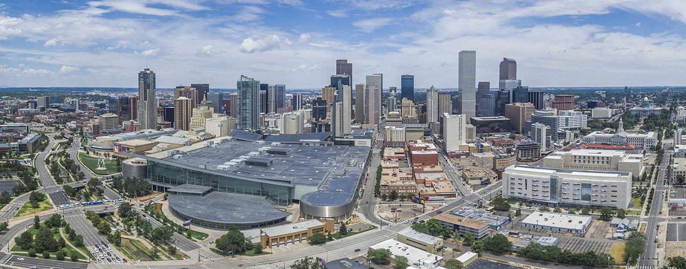 Aerial view of Denver