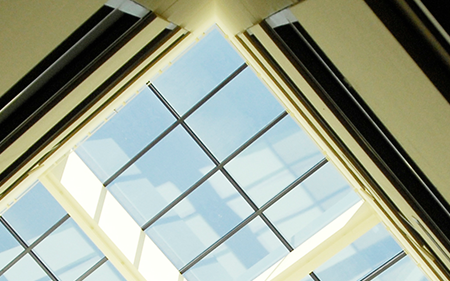 photo of law library skylight