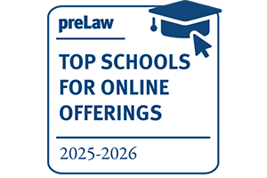 preLaw Top School for Online Offerings 2025-2026