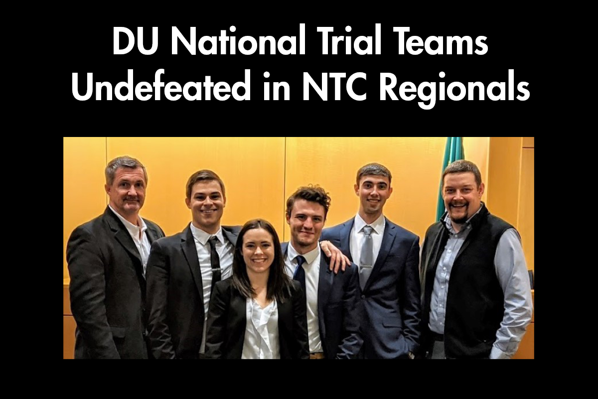 National Trial Teams Undefeated in National Trial Competition Regional