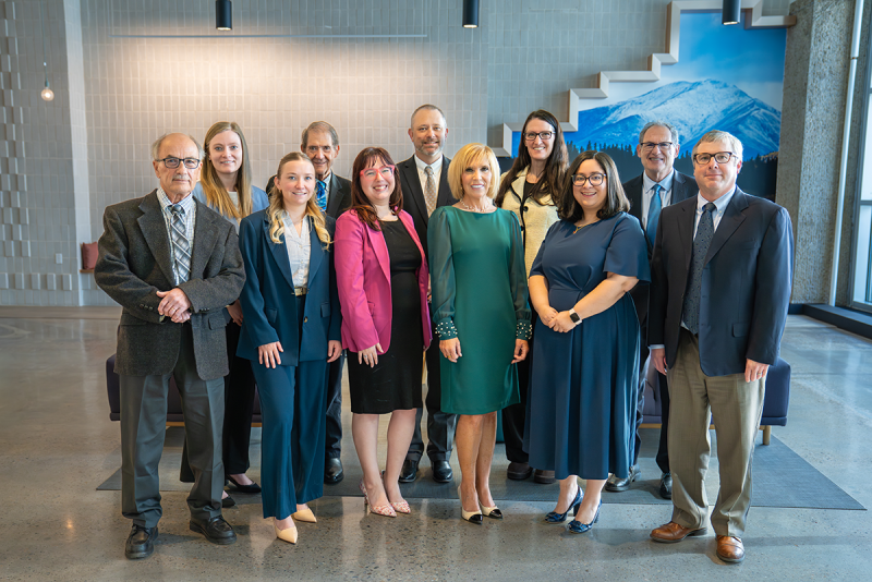 Ciancio Ciancio Brown group photo of Denver Law alumni