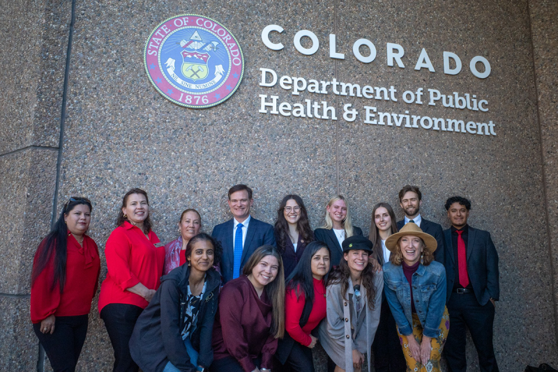 ELC group photo in front of government building