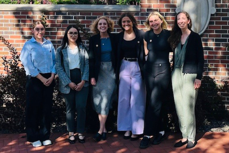 Immigration Law and Policy Clinic outdoor group photo