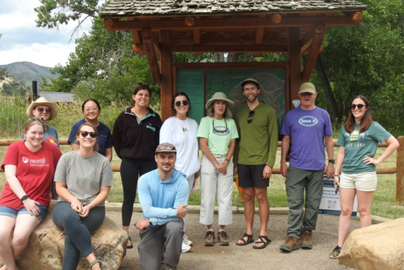 Environmental Law Clinic participants outdoors