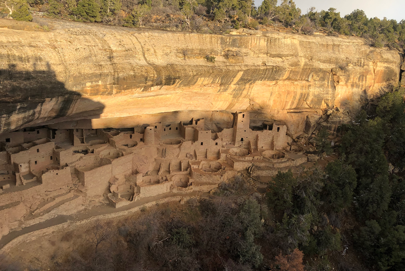 cliff dwellings at Mesa Verde National Park