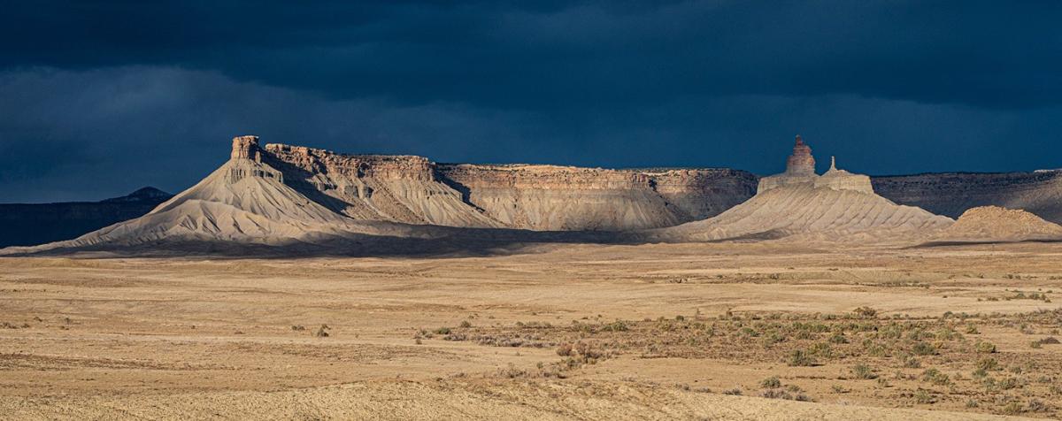 Ute Mountain at sunset